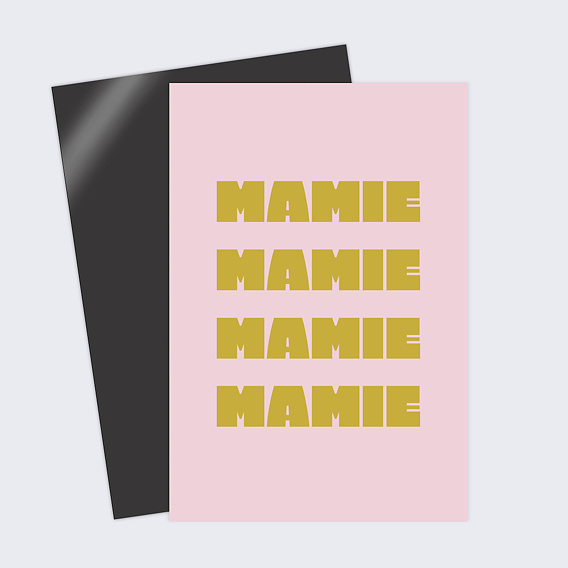 Carte fête des grands-mères Quatre mots