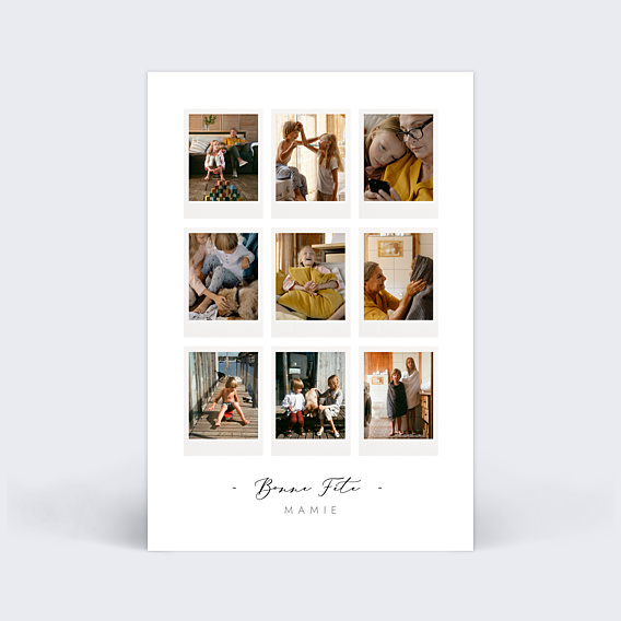 Fête des Grands-Mères Pêle-Mêle Polaroid