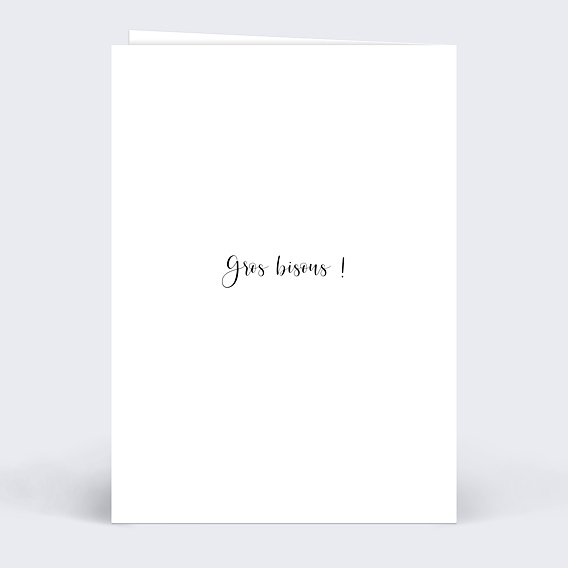 Carte fête des grands-mères Manuscrite Verso