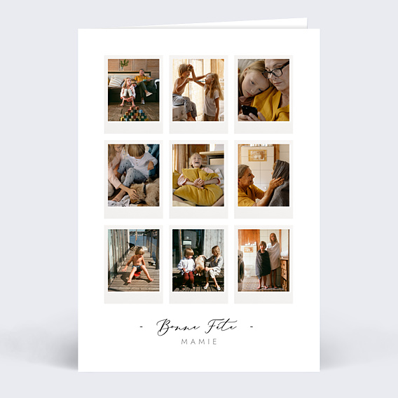 Fête des Grands-Mères Pêle-Mêle Polaroid