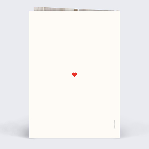 Carte fête des grands-mères Cœurs Expressifs Verso