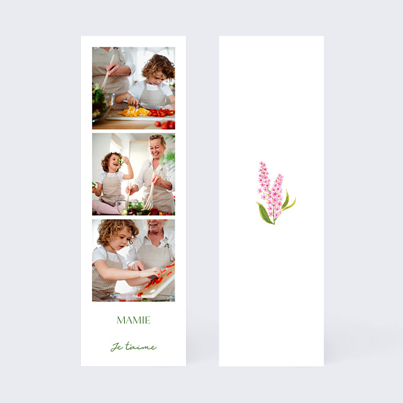 Carte fête des grands-mères Jardin