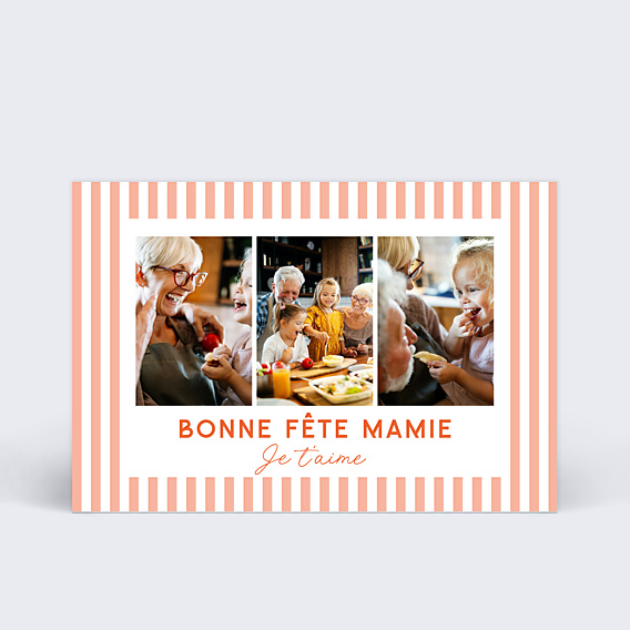 Fête des Grands-Mères Douce Rayure
