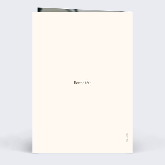 Carte fête des grands-mères Portrait en manga Verso