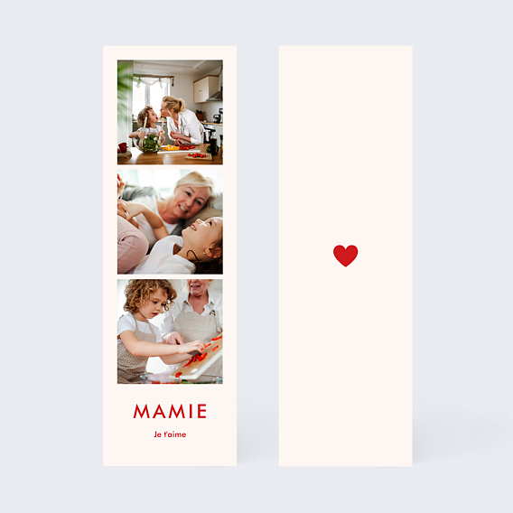 Carte fête des grands-mères 1001 Coeurs