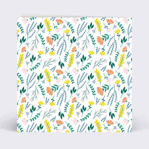 Carte fête des grands-mères Pop Liberty Verso