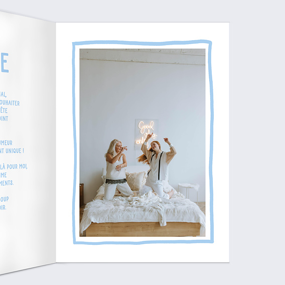 Carte fête des grands-mères Cœur Simple Intérieur Droit