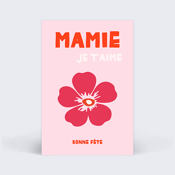 Fête des Grands-Mères Fleur iconique