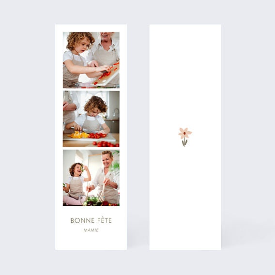 Carte fête des grands-mères Petites Fleurs