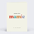Carte fête des grands-mères Multicolore Recto