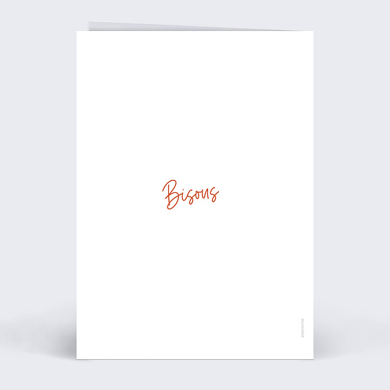 Carte fête des grands-mères Wavy imparfait Verso