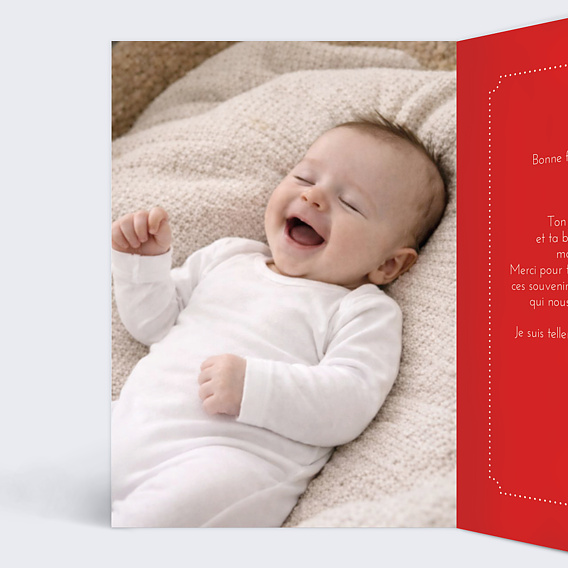 Carte fête des grands-mères Un sourire à offrir Intérieur Gauche