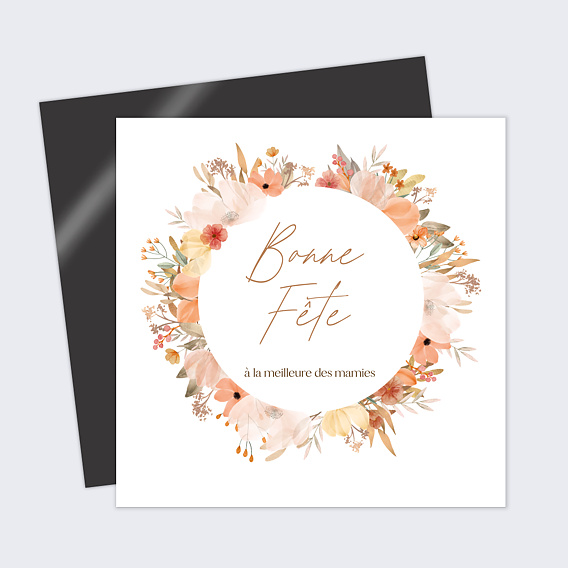 Carte fête des grands-mères Flower of Fall