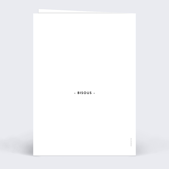 Carte fête des grands-mères Douce Écriture Verso