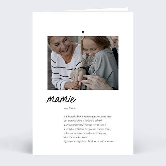 Fête des Grands-Mères Définition Mamie