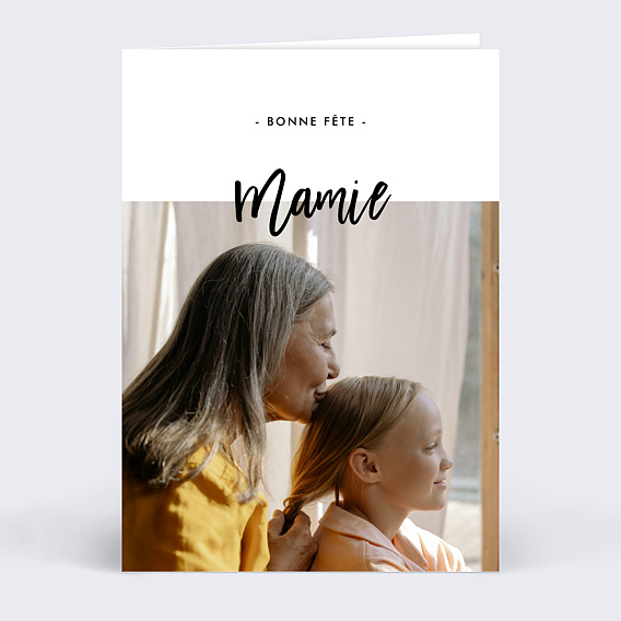 Carte fête des grands-mères Douce Écriture Après 1