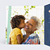 Carte fête des grands-mères Envolée d'Amour Intérieur Gauche