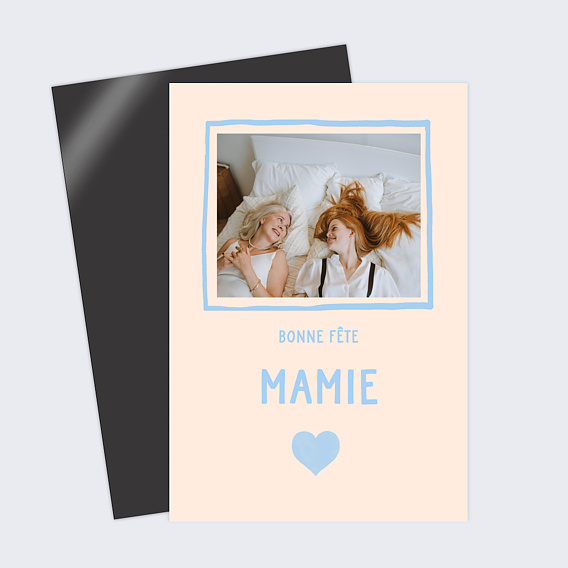 Carte fête des grands-mères Cœur Simple