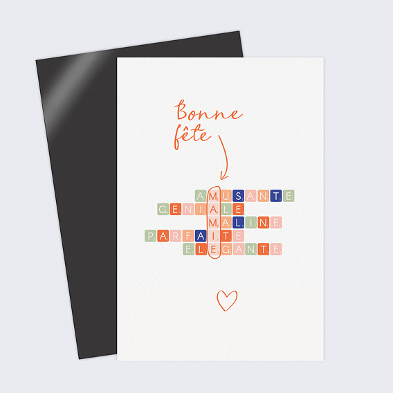 Carte fête des grands-mères Jeu de Mots