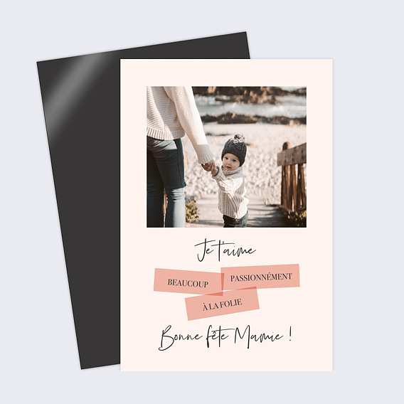 Carte fête des grands-mères Passionnément