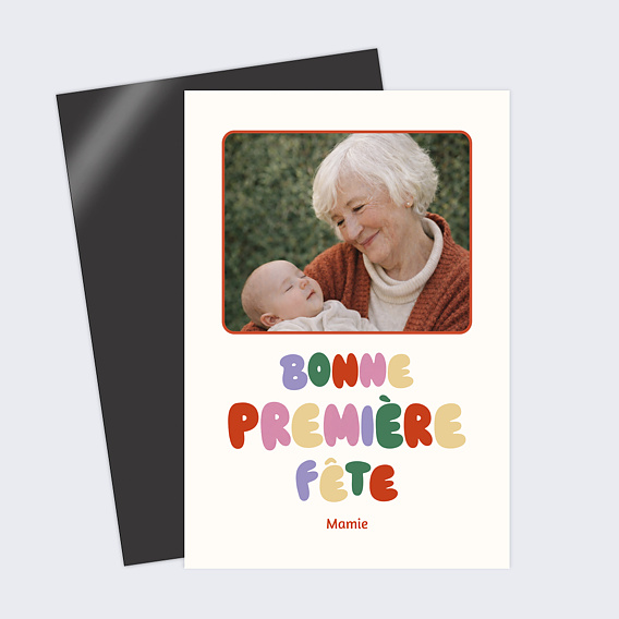 Carte fête des grands-mères Première fête