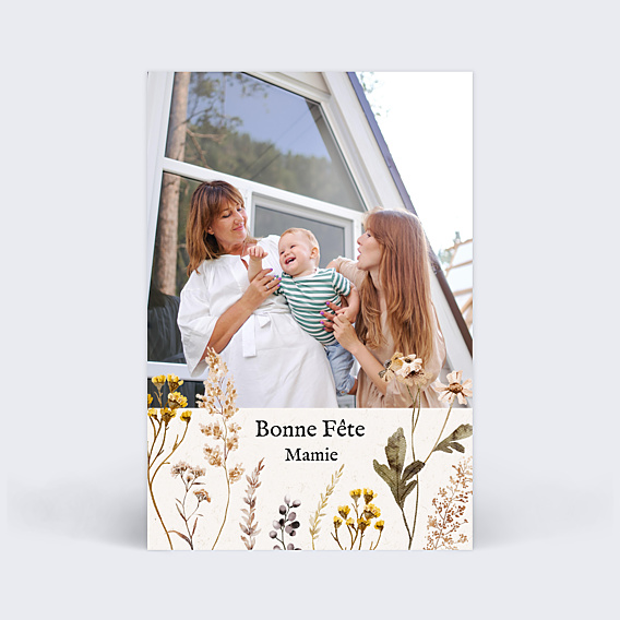 Fête des Grands-Mères Bouquet Fleurs Séchées