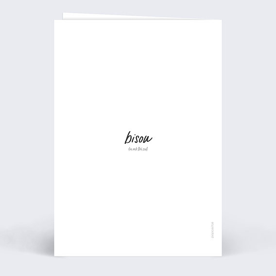 Carte fête des grands-mères Définition Mamie Verso