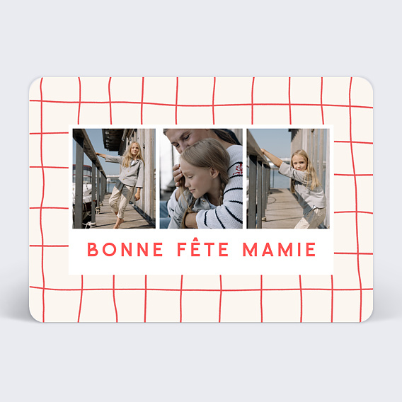 Carte fête des grands-mères Picnic Heureux
