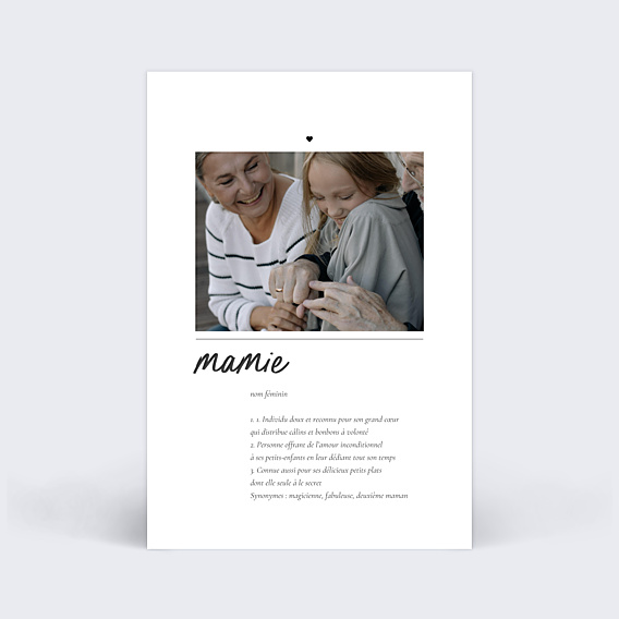 Fête des Grands-Mères Définition Mamie