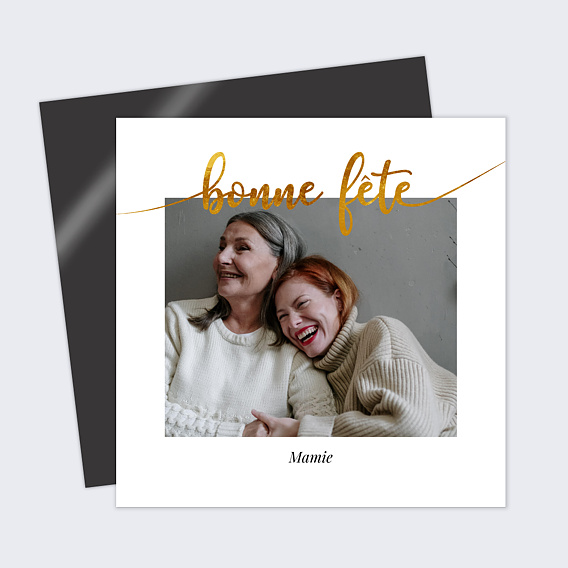 Carte fête des grands-mères Lettres d’Ocres