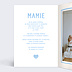 Fête des Grands-Mères Coeur Simple Mamie