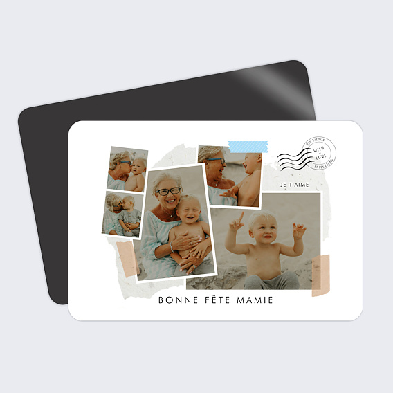 Carte fête des grands-mères Scrapbooking