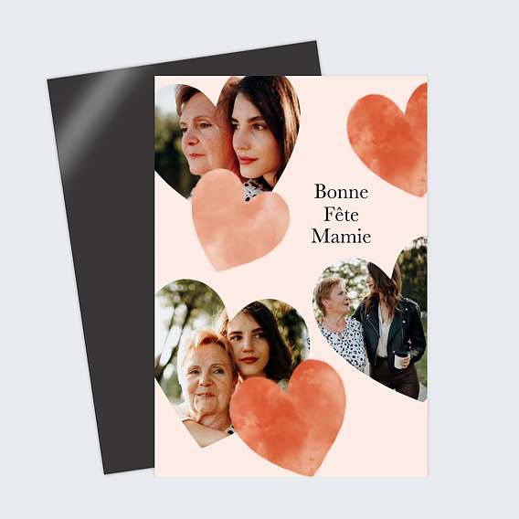 Carte fête des grands-mères Éclats de Cœurs