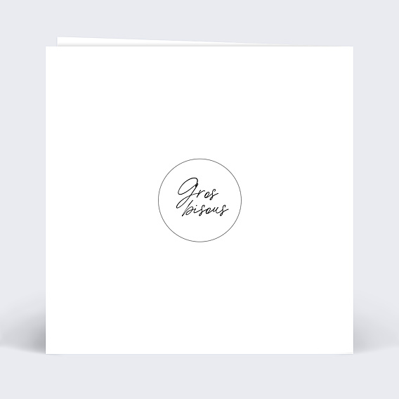 Carte fête des grands-mères Pastille Verso