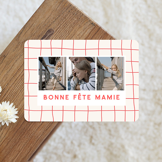 Carte fête des grands-mères Picnic Heureux Après 1