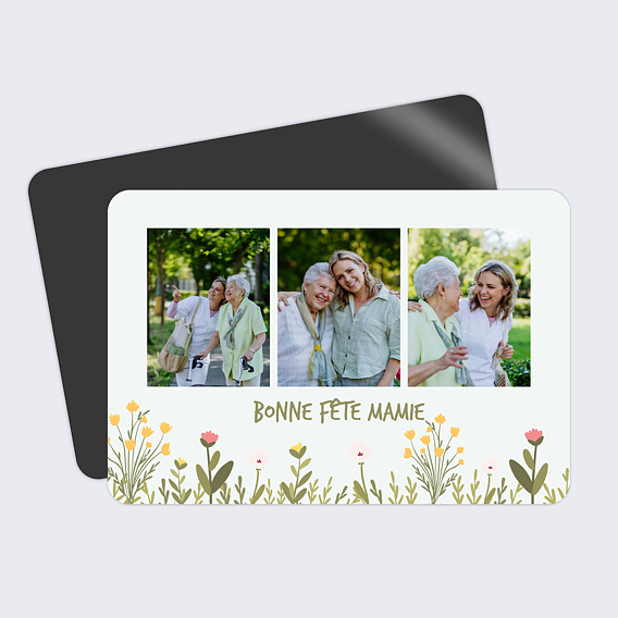 Carte fête des grands-mères Herbes du Printemps