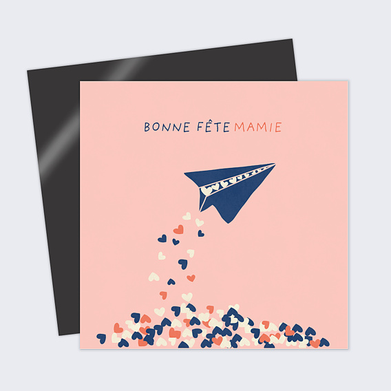 Carte fête des grands-mères Expédition de Bisous