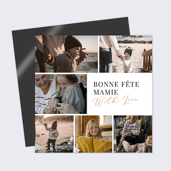 Carte fête des grands-mères With Love