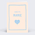Fête des Grands-Mères Coeur Simple Mamie