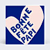 Fête des Grands Pères Typo coeur