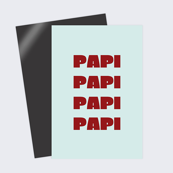 Carte fête des grands-pères Quatre mots