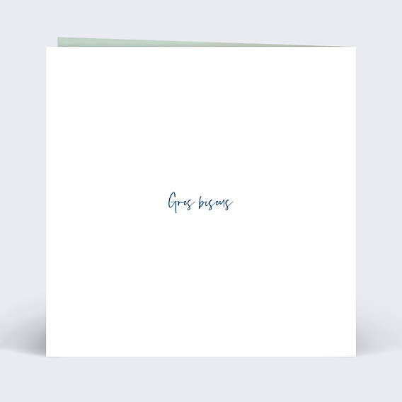 Carte Fête des Grands-Pères Chic Verso