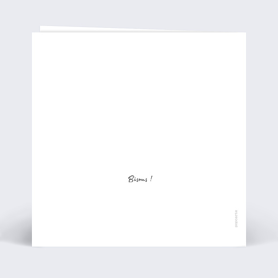 Carte Fête des Grands-Pères Nœud Papillon Verso