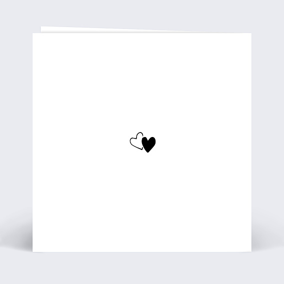 Carte Fête des Grands-Pères Pêle-Mêle Coeur Verso