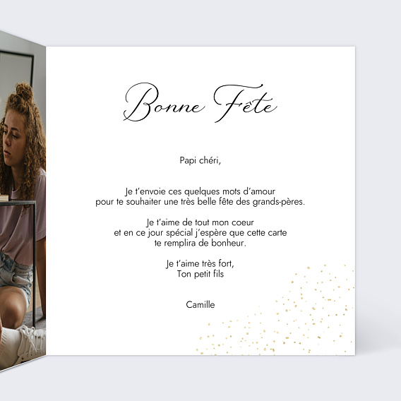 Fête des Grands Pères Feuille d'or