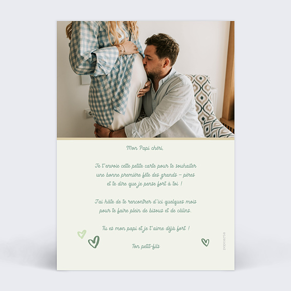 Carte fête des grands-pères Grands-Pères Extraordinaires Verso