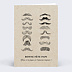 Carte Fête des Grands-Pères Papi moustache