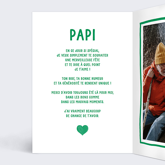 Fête des Grands Pères Coeur Simple Papi