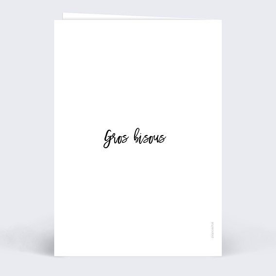 Carte fête des grands-pères Multiphoto Chic Verso