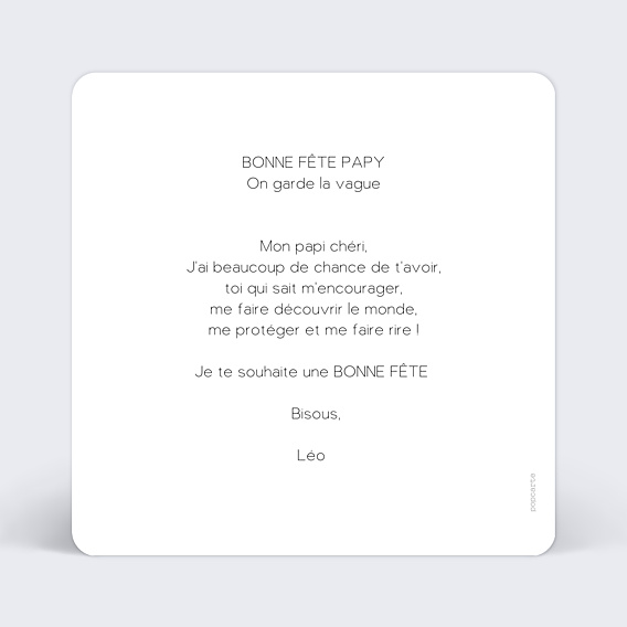 Fête des Grands Pères Typographie originale